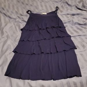 Ruffled nursing shirt